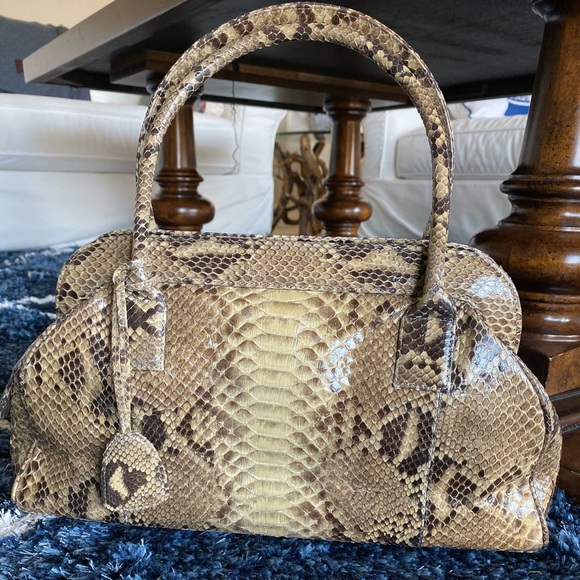 Handbag Python Skin Hand Bag - Picture 7 of 7
